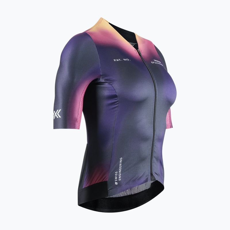 Women's cycling jersey X-Bionic Corefusion Aero Jersey heatmap 2