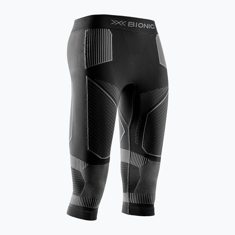 Women's thermo-active trousers X-Bionic Energy Accumulator Light Pants 3/4 black/light grey
