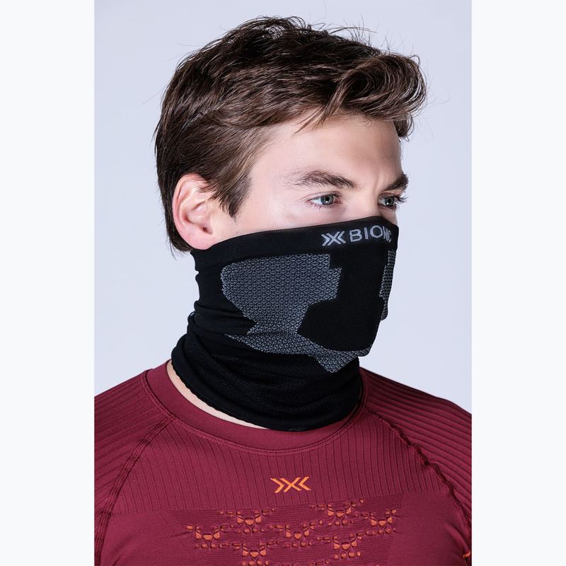 X-Bionic Neckwarmer x black/grey snood 3