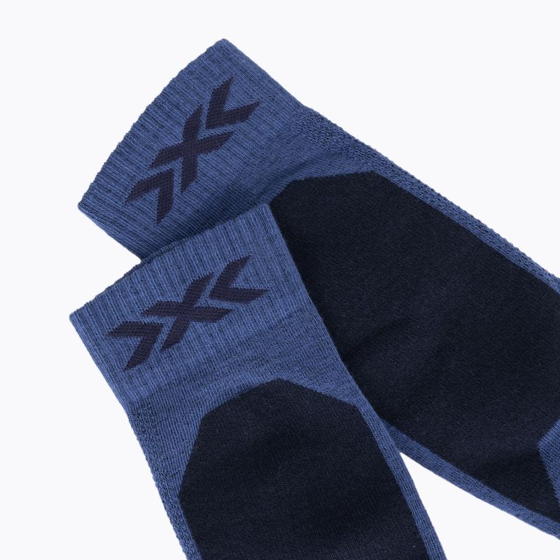 X-Socks Ski Discover Otc blue blossom/marine ski socks 3