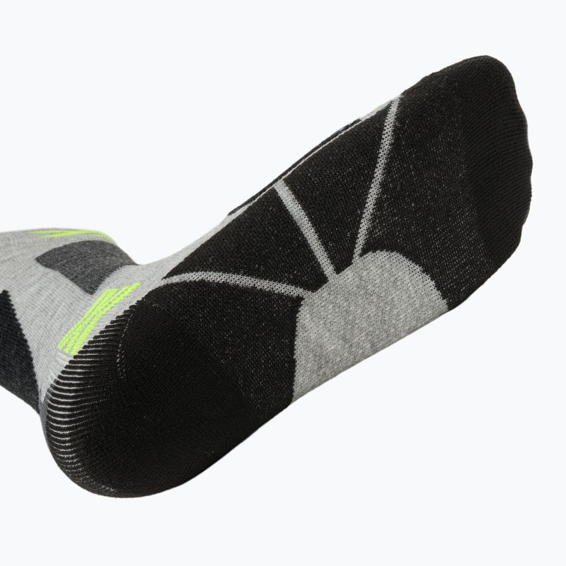 Children's ski socks X-Socks Ski Discover Otc rhino grey/canary 5