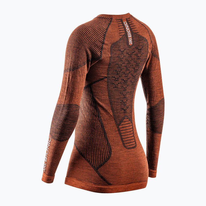 Women's thermoactive longsleeve X-Bionic Symbio Merino Shirt clay 2