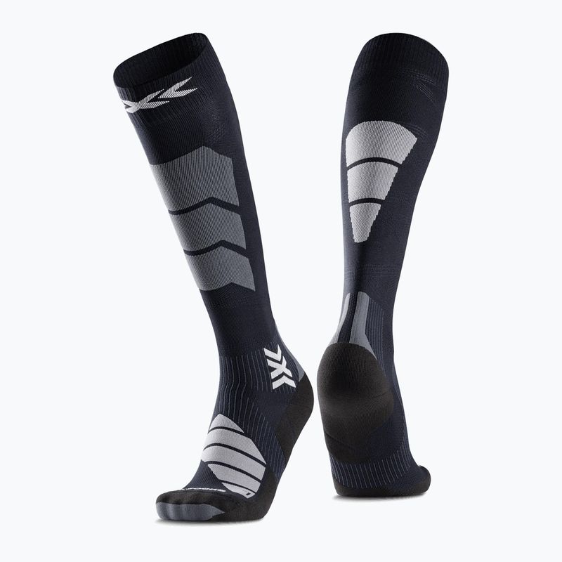 X-Socks Ski Expert Otc x black/light grey ski socks 4