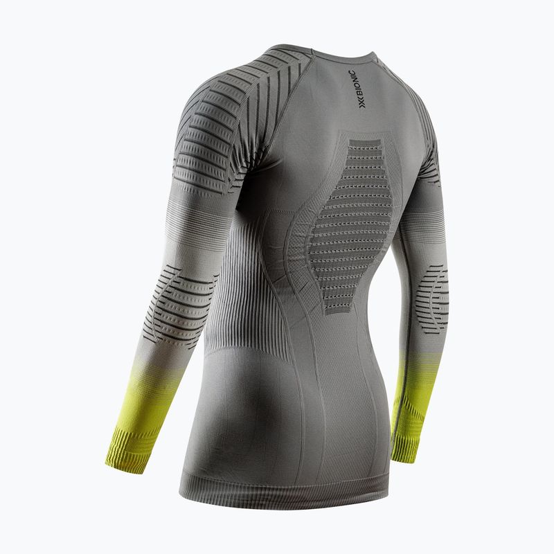 Men's thermal longsleeve X-Bionic Invent Fx Shirt rhino grey/light grey/canary 2