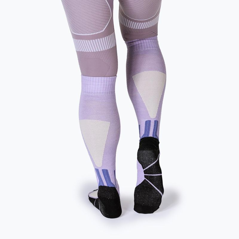 X-Socks Ski Discover Merino Otc socks muted lavender/light sand 3