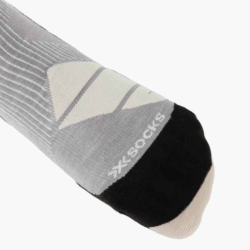 Ski socks X-Socks Ski Perform Merino Otc seal grey/light sand 4