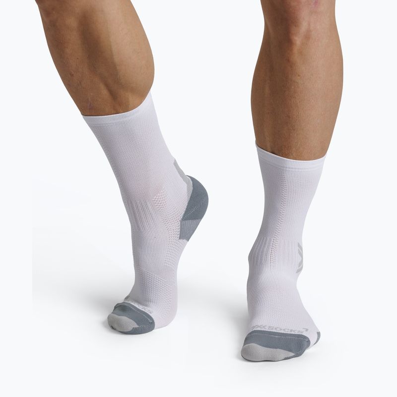Socks X-Socks Run Discover Crew arctic white/pearl grey 2