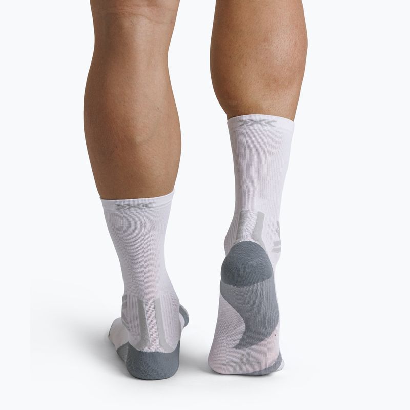 Socks X-Socks Run Discover Crew arctic white/pearl grey 3