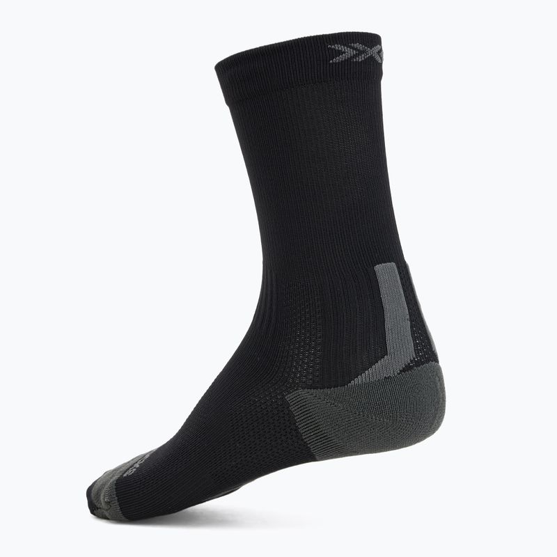 X-Socks Run Discover Crew black/charcoal socks 2
