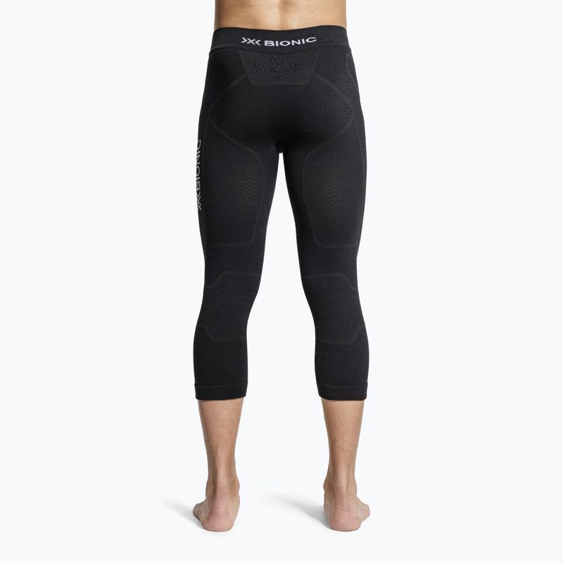Men's thermal trousers X-Bionic Symbio Merino 3/4 black 2
