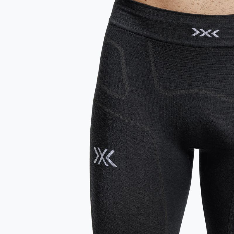 Men's thermal trousers X-Bionic Symbio Merino 3/4 black 3