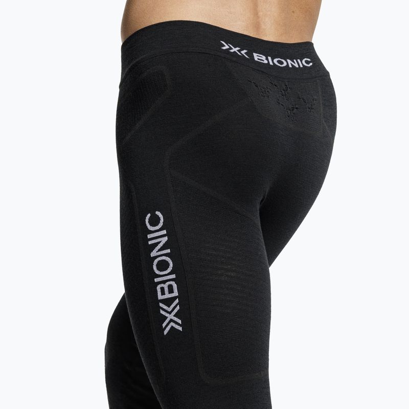 Men's thermal trousers X-Bionic Symbio Merino 3/4 black 4