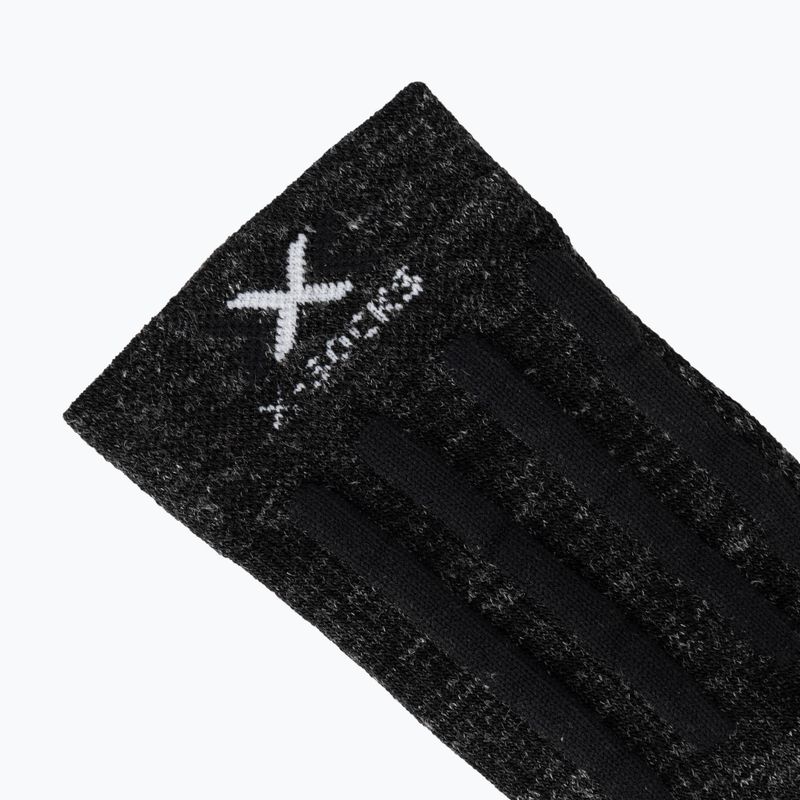 Socks X-Socks Trek X Linen dolomite grey melange/opal black 3