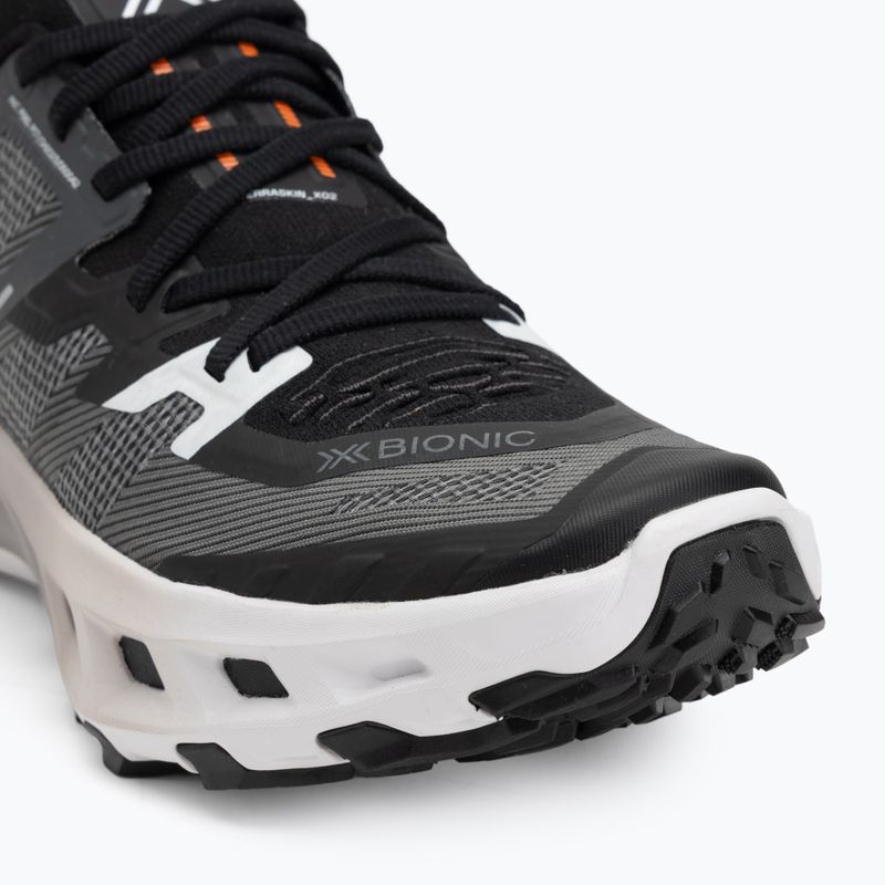 X-Bionic Terraskin X02 x black/x white running shoes 7