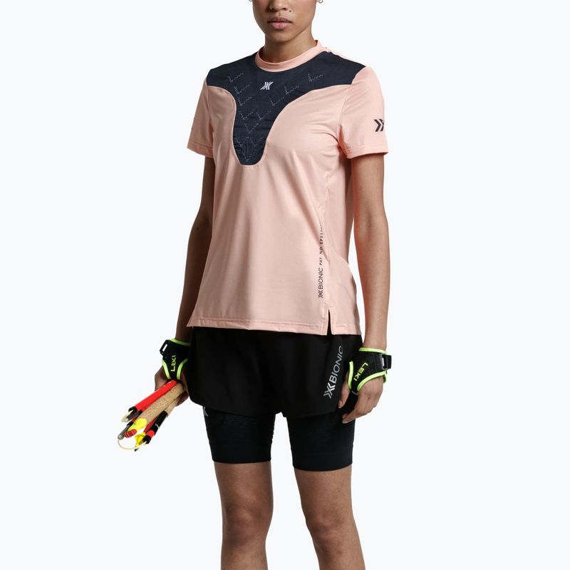 Women's running shirt X-Bionic Corefusion Run Shirt fresh peach 3