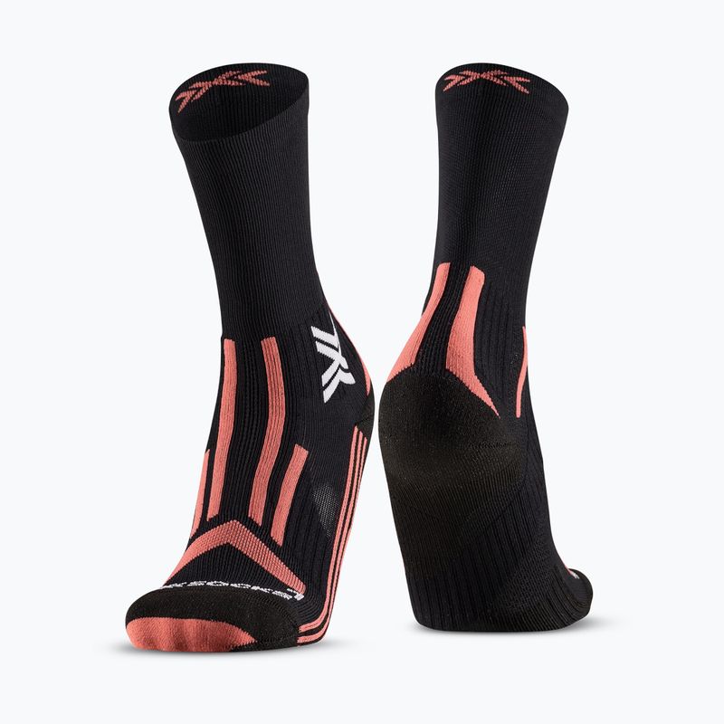 Women's socks X-Socks Trailrun Perform Crew x black/dusty rose