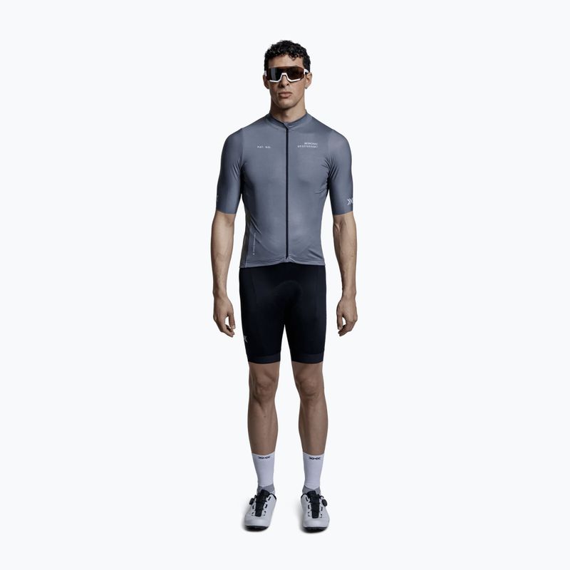 Men's cycling jersey X-Bionic Corefusion Ride Jersey rhino grey 2