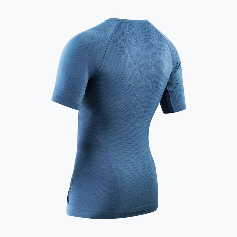 Men's running t-shirt X-Bionic Xceed Run slate blue/marine 8