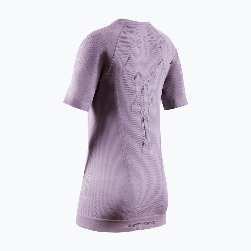 Women's running T-shirt X-Bionic Xceed Run dusty lavender/lavender night 8