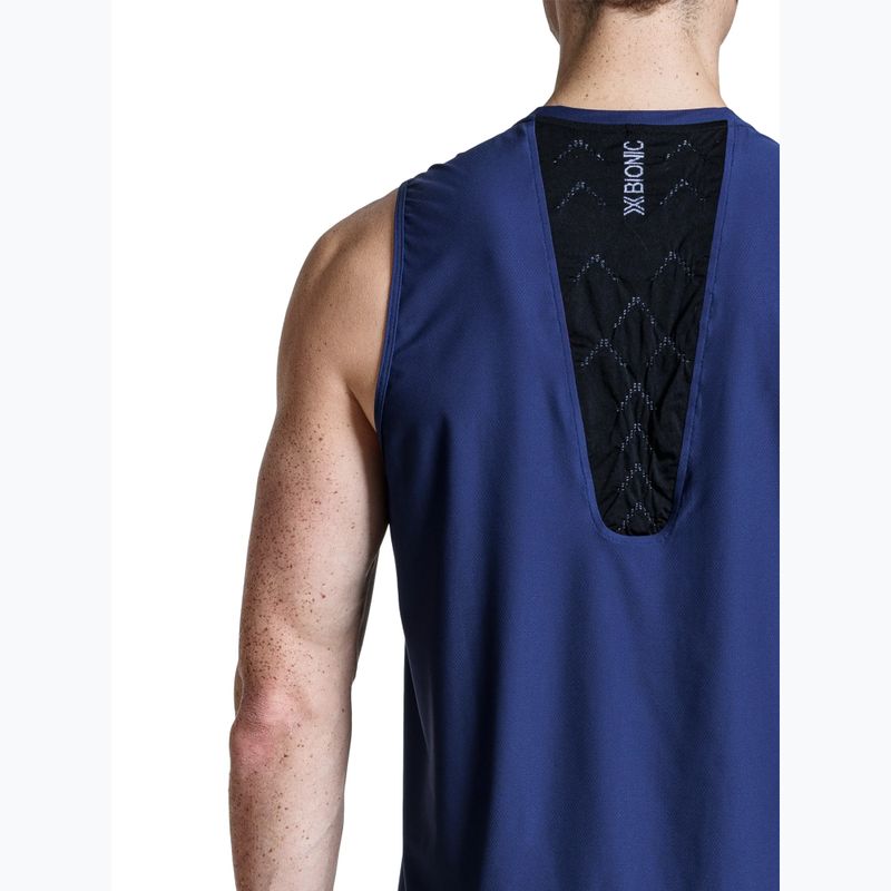 Running shirt X-Bionic Corefusion Run Tank marine 6
