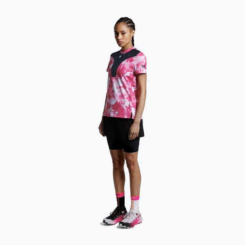Women's running top X-Bionic Corefusion Run wolfpack/white/neo pink 3