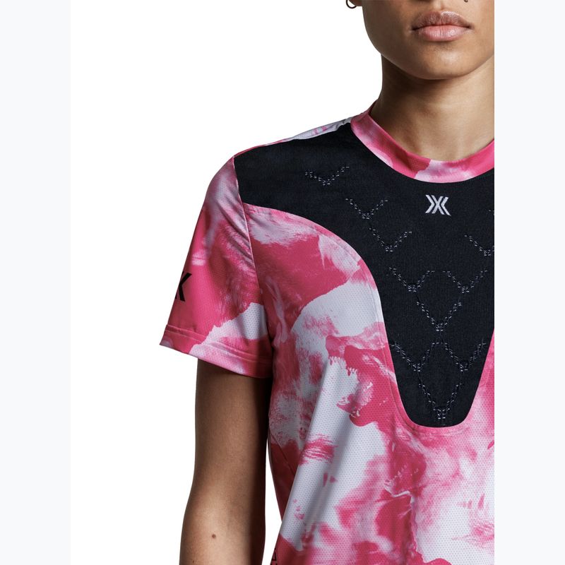 Women's running top X-Bionic Corefusion Run wolfpack/white/neo pink 5