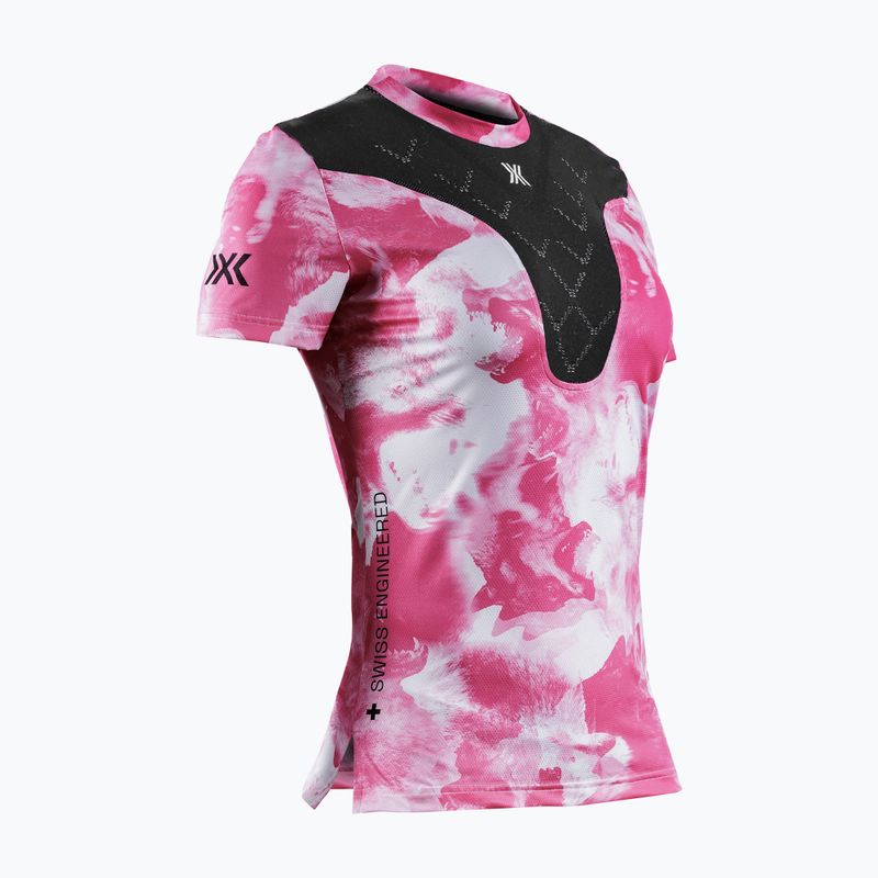 Women's running top X-Bionic Corefusion Run wolfpack/white/neo pink 7