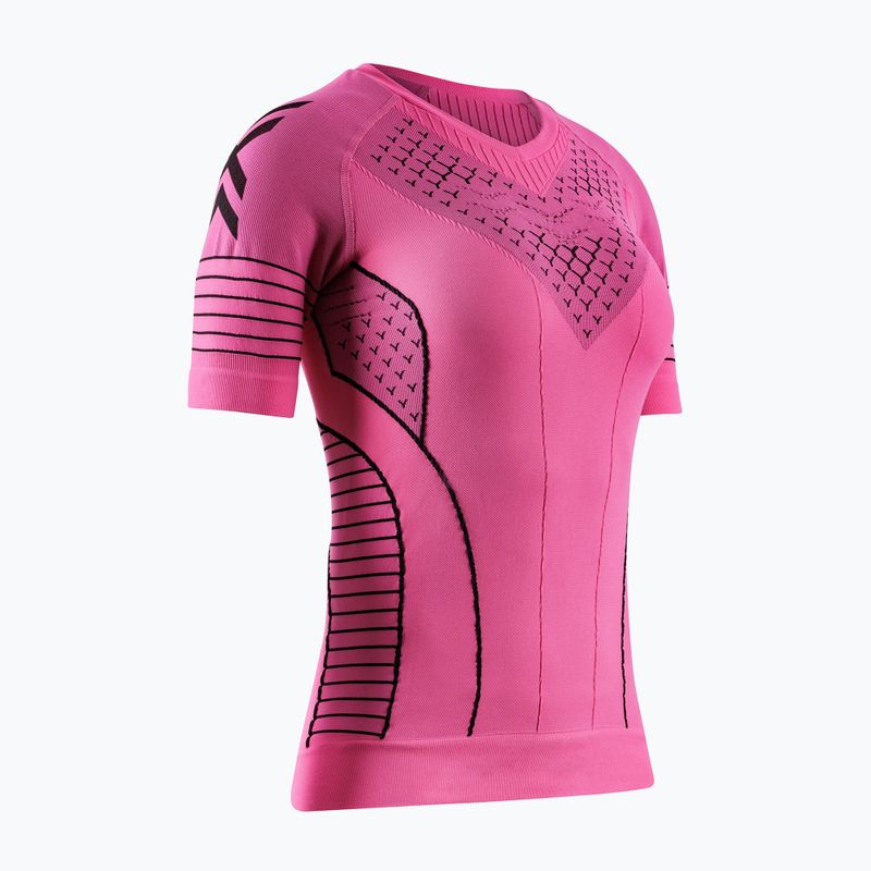 Women's running t-shirt X-Bionic Twyce Race neo pink/x black