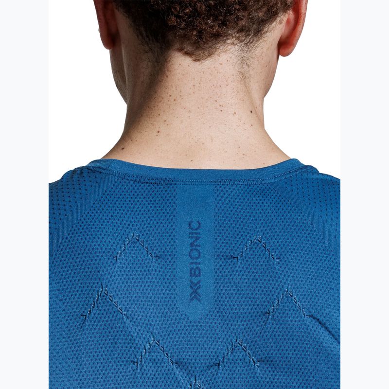 Men's running T-shirt X-Bionic Xceed Run slate blue/marine 6