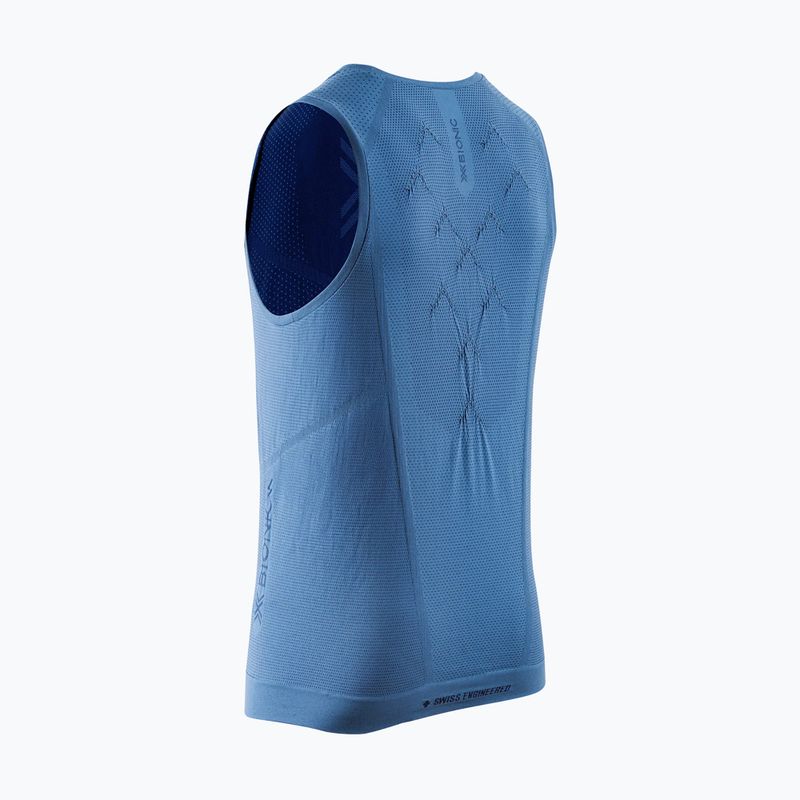 Men's running T-shirt X-Bionic Xceed Run slate blue/marine 8