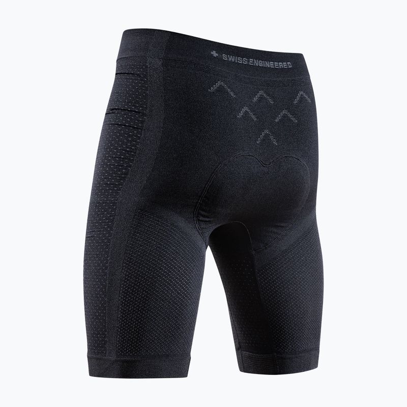 Men's cycling boxer shorts X-Bionic Xceed Ride Liner Shorts x black/rhino grey 2