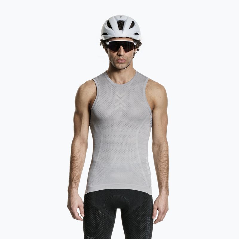 Cycling base layer X-Bionic Xceed Ride Baselayer seal grey/silver grey 4