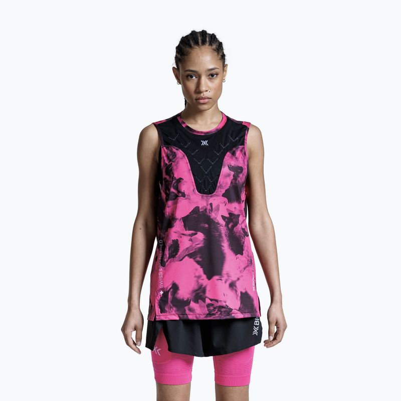 Running top X-Bionic Corefusion Run Tank wolfpack/black/neo pink 3