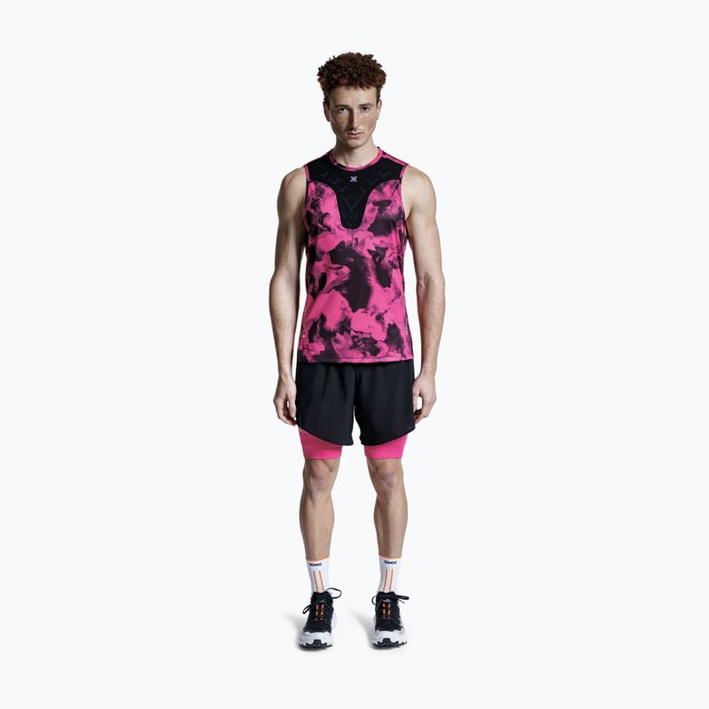 Running top X-Bionic Corefusion Run Tank wolfpack/black/neo pink 6