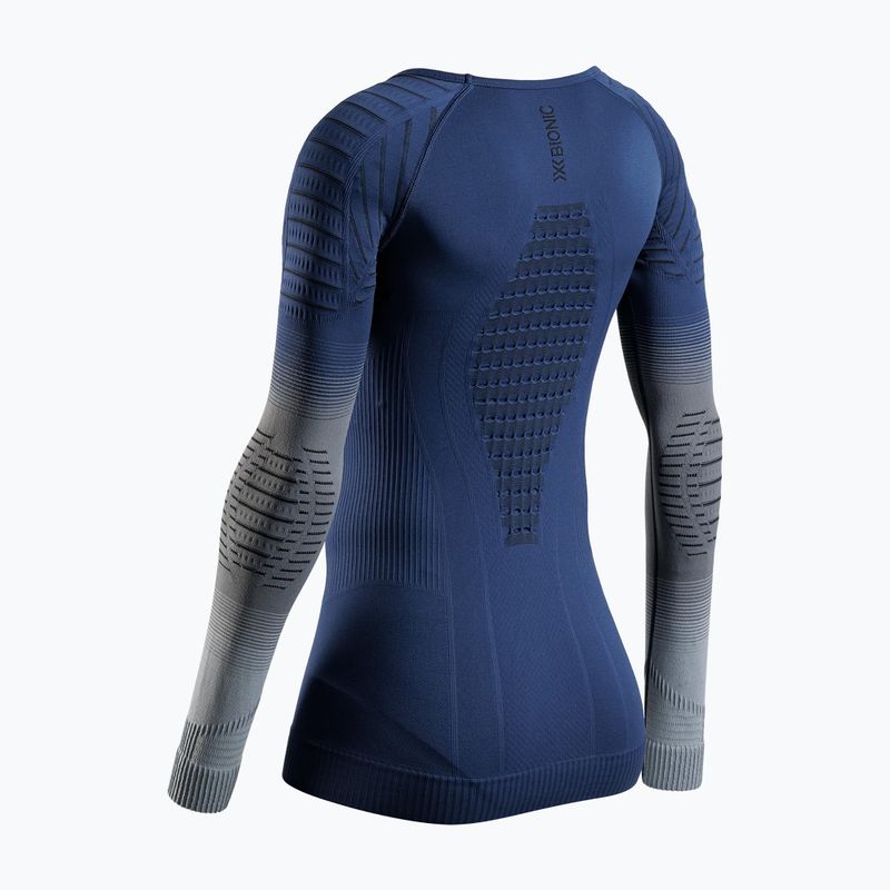Women's thermal active sweatshirt X-Bionic Invent Fx Shirt marine/grey/light grey 2