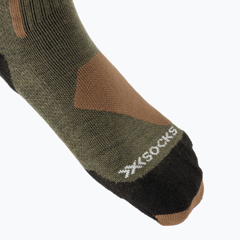 Ski socks X-Socks Ski Discover Merino Otc sand/dark sand 3