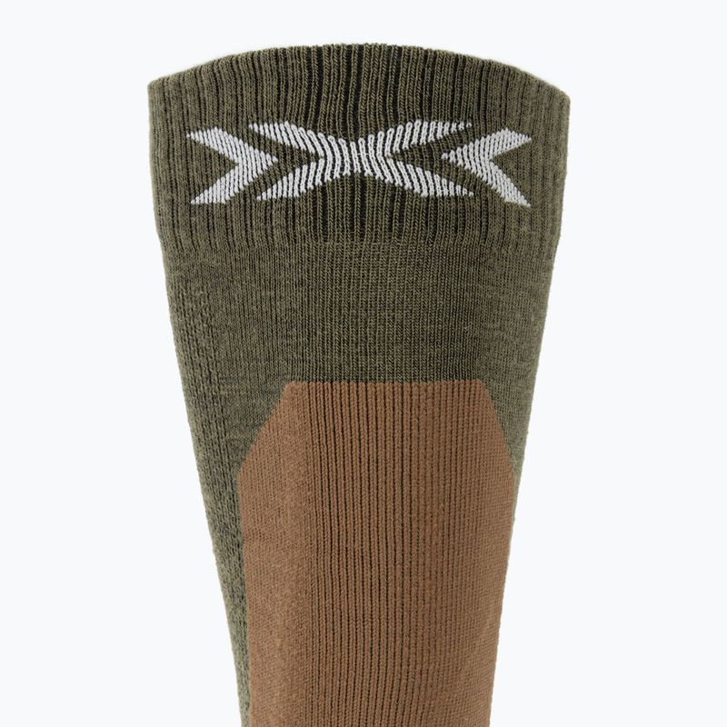 Ski socks X-Socks Ski Discover Merino Otc sand/dark sand 4