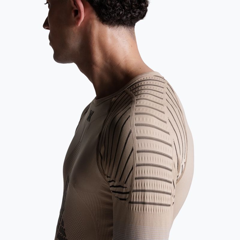 Men's thermal active sweatshirt X-Bionic Invent Fx Shirt sand/light grey/grey 6
