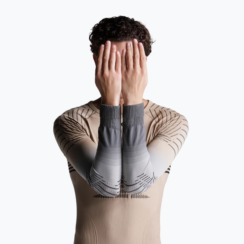 Men's thermal active sweatshirt X-Bionic Invent Fx Shirt sand/light grey/grey 9