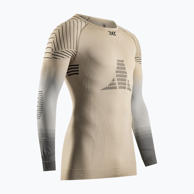 Men's thermal active sweatshirt X-Bionic Invent Fx Shirt sand/light grey/grey 10