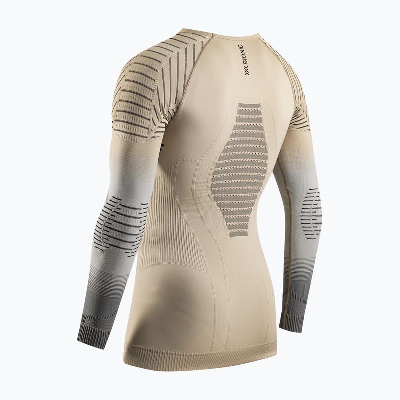 Men's thermal active sweatshirt X-Bionic Invent Fx Shirt sand/light grey/grey 11