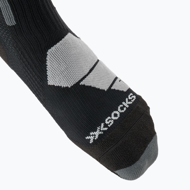 Women's ski socks X-Socks Ski Perform Otc x black/light grey 3