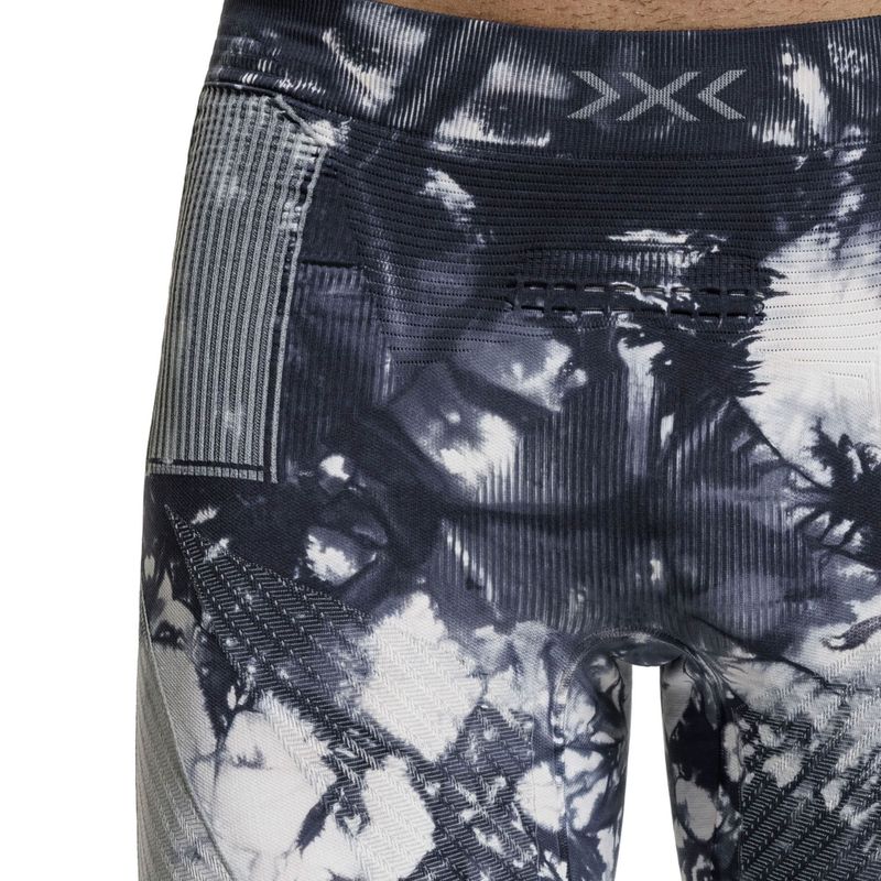 Thermal trousers X-Bionic Energy Accumulator Wild tiedye x black/fluo pink 3