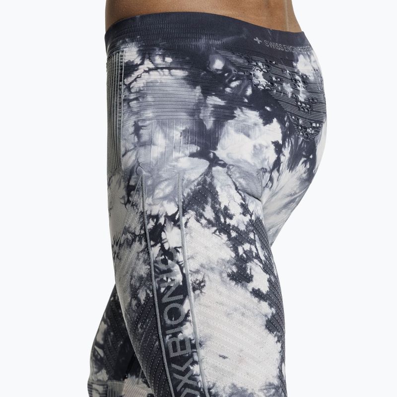 Thermal trousers X-Bionic Energy Accumulator Wild tiedye x black/fluo pink 4