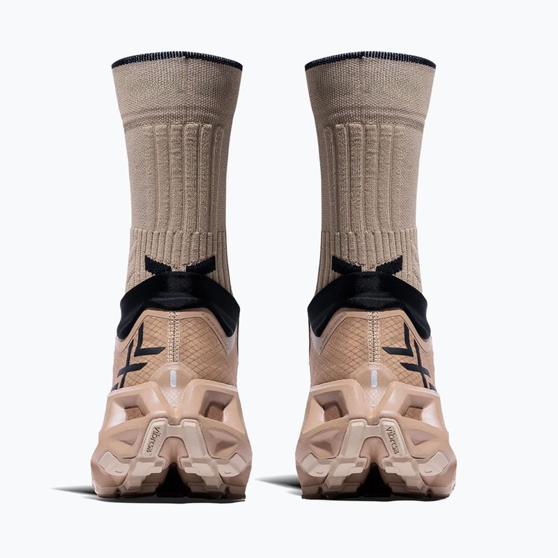 Running shoes + socks X-Bionic Terraskin X01 sand/dark Sand 4