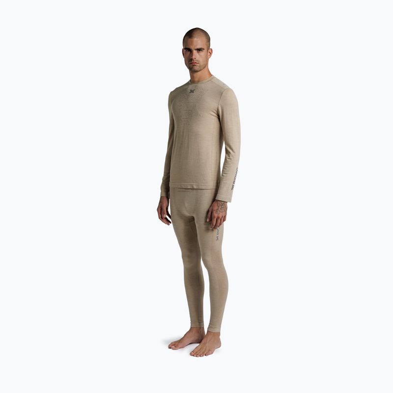 Men's thermal longsleeve X-Bionic Mightywool sand 2