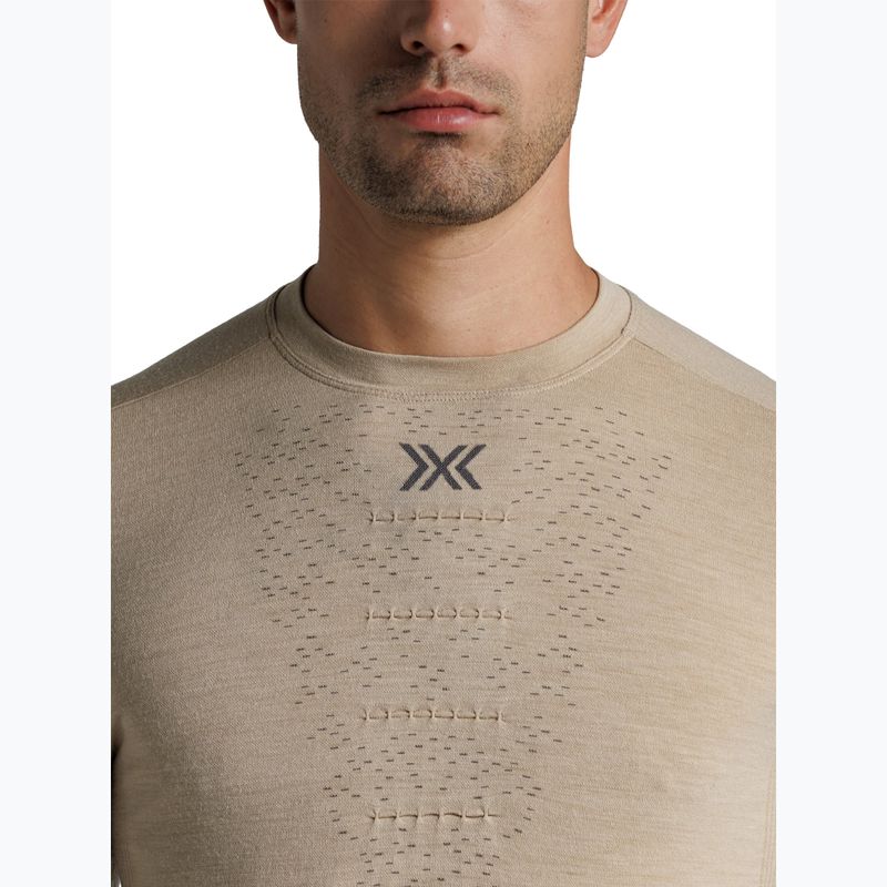 Men's thermal longsleeve X-Bionic Mightywool sand 6