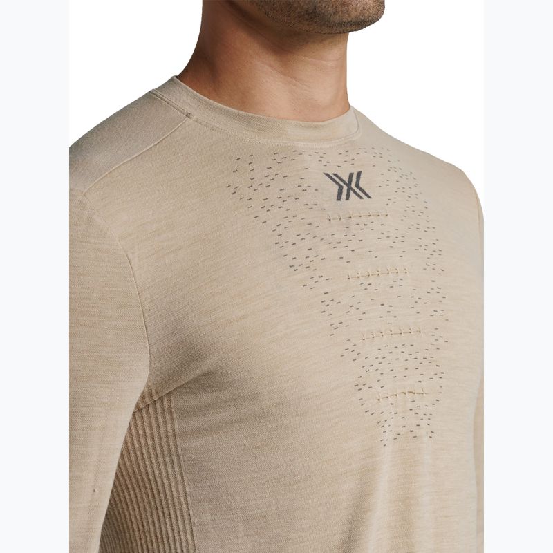 Men's thermal active sweatshirt X-Bionic Mightywool sand 7