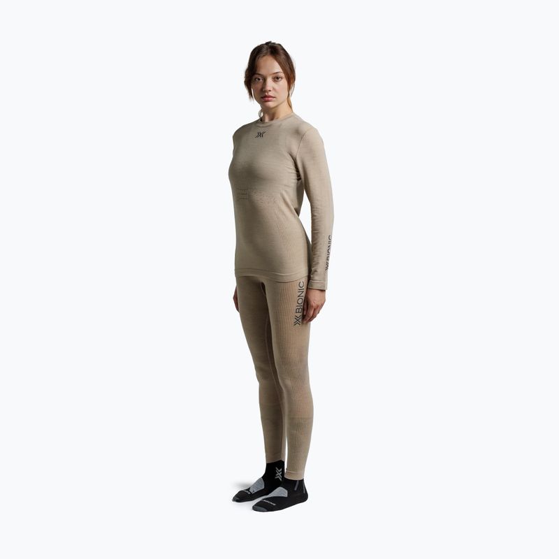 Women's thermal longsleeve X-Bionic Mightywool sand 2