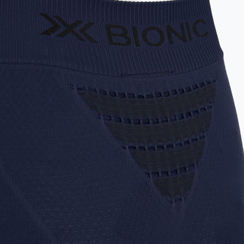 Women's thermal trousers X-Bionic Invent Graphics 3/4 marine/grey/light grey 5